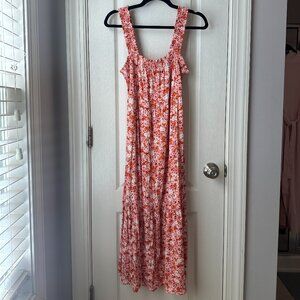 Floral Maternity Maxi Dress